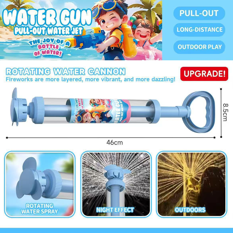 🌈 Glowing Rainbow Water Blaster | Summer Fun That Pops Like Magic! ✨