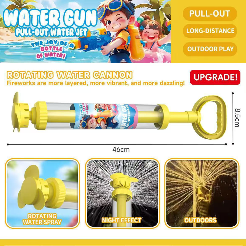 🌈 Glowing Rainbow Water Blaster | Summer Fun That Pops Like Magic! ✨