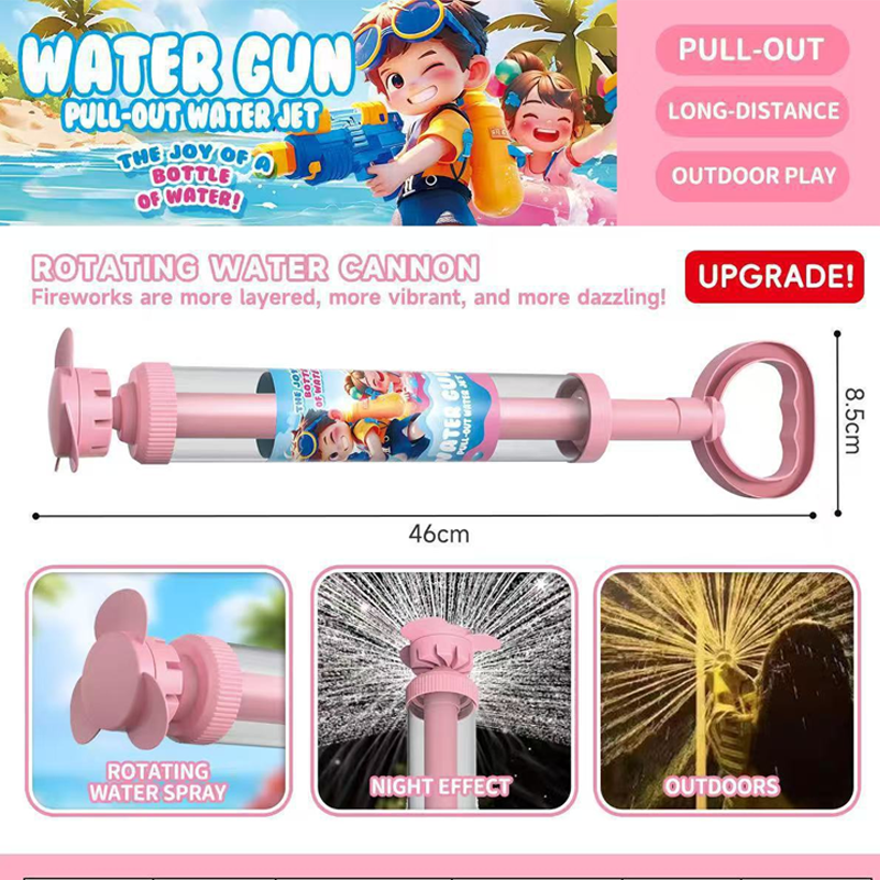 🌈 Glowing Rainbow Water Blaster | Summer Fun That Pops Like Magic! ✨